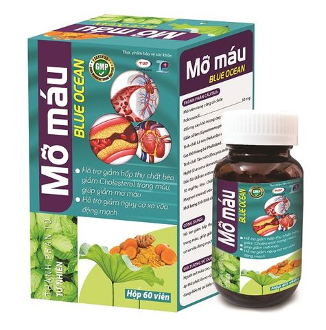 Mỡ Máu BLUE OCEAN (Hộp 60 Viên)