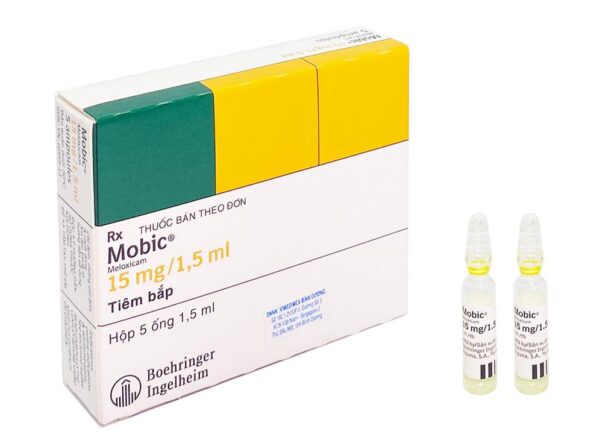 Thuốc tiêm Mobic 15mg/1.5ml (Hộp 5 ống x 1.5ml)