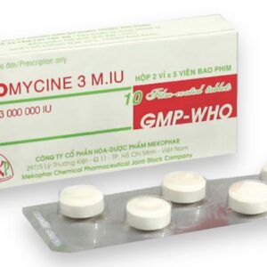Novomycine 3 M.IU Mekophar ( 2 vỉ x 5 viên)