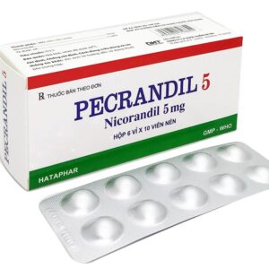 Pecrandil 5mg Hataphar (Hộp 6 vỉ x 10 viên)