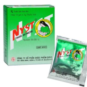 Thuốc rơ miệng Nyst OPC (Hộp 10 gói x 1g)
