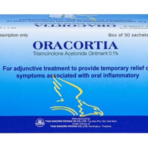 Oracortia 0.1% (Hộp 50 túi nhôm x 1g)