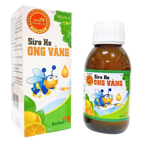 Siro ho Ong Vàng (Chai 100ml)