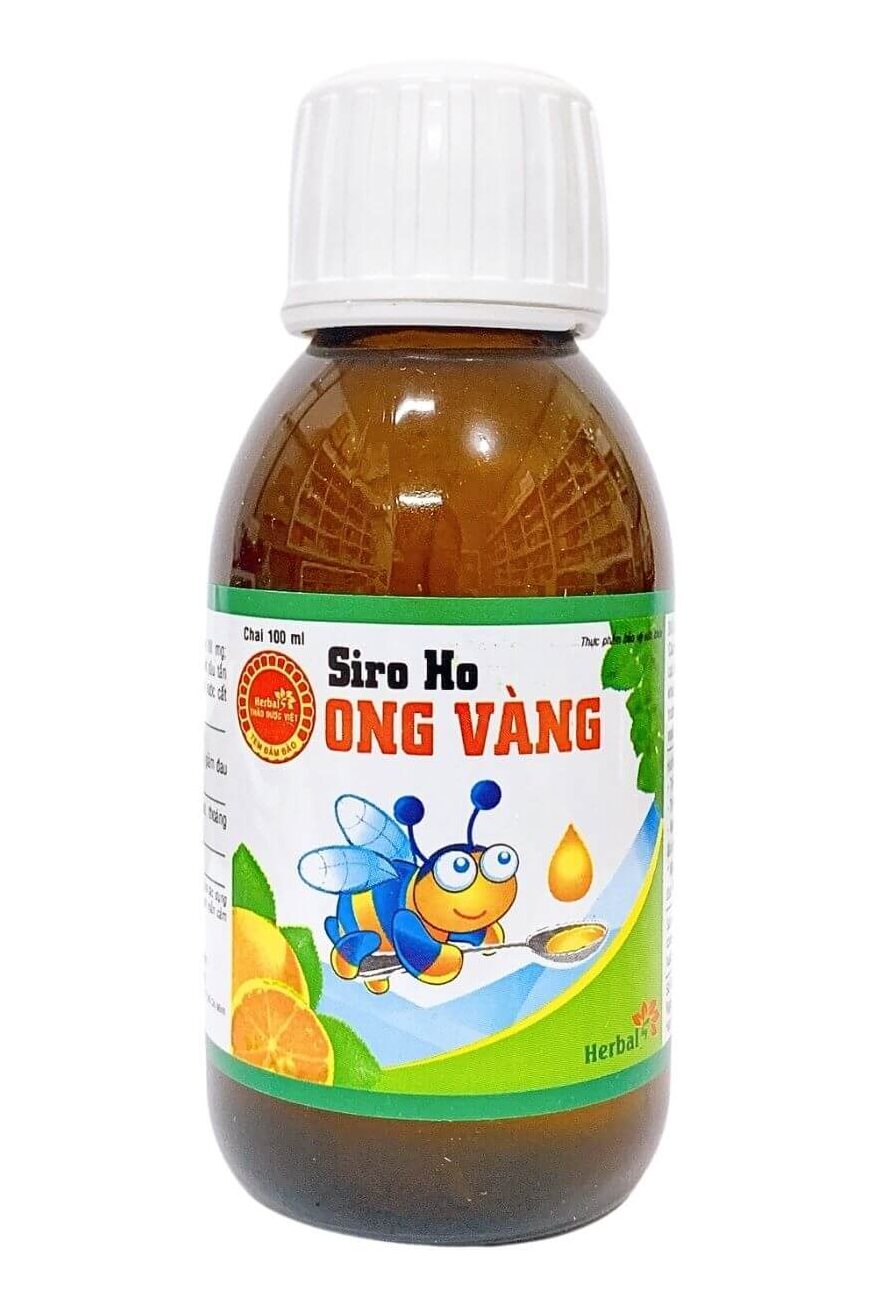 Siro ho Ong Vàng (Chai 100ml)
