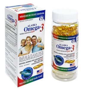 Alaska Omega-3 With Coenzim Q10 (Hộp 100 viên)