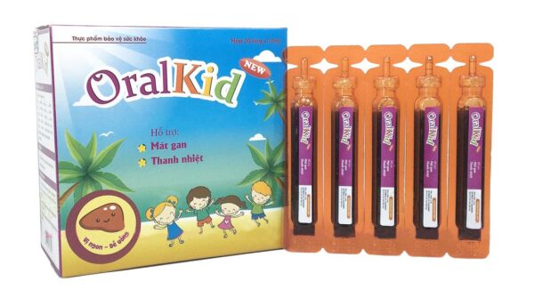 OralKid New (Hộp 4 vỉ x 5 ống x 10ml) Hỗ trợ mát gan, thanh nhiệt
