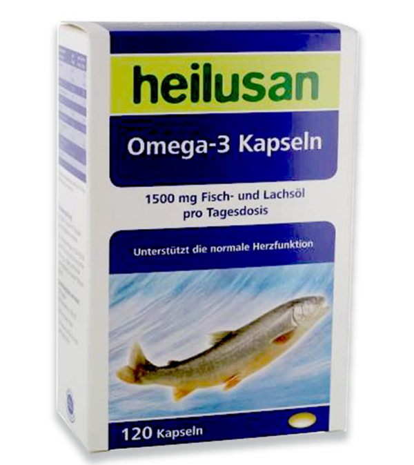 Heilusan Omega-3 Kapseln (Hộp 6 vỉ x 20 viên)