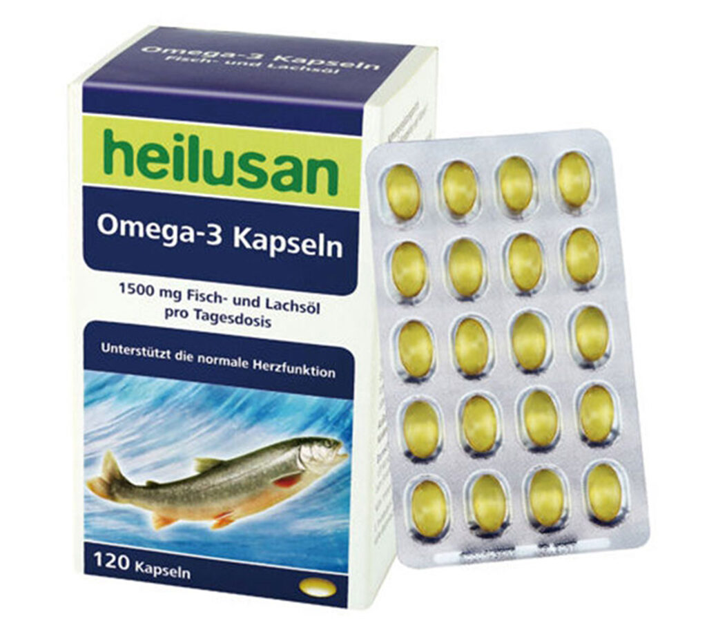 Heilusan Omega-3 Kapseln (Hộp 6 vỉ x 20 viên)