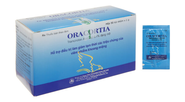 Oracortia 0.1% (Hộp 50 túi nhôm x 1g)