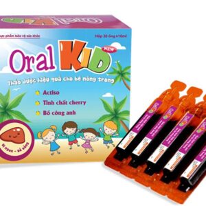 OralKid New (Hộp 4 vỉ x 5 ống x 10ml) Hỗ trợ mát gan, thanh nhiệt