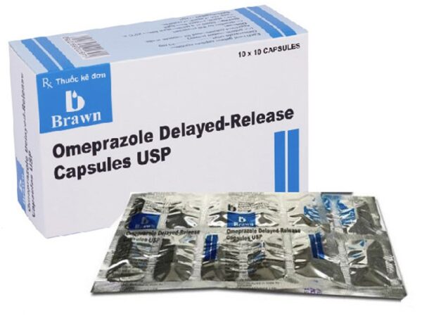 Omeprazole Delayed-Release Capsules USP (10 vỉ x 10 viên)